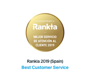 olleux voted best customer service 2019 by Rankia